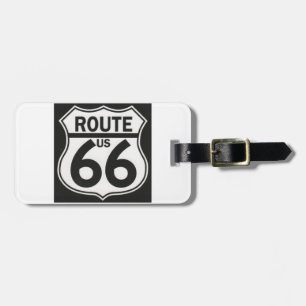 Etiqueta De Bagagem Rota 66 - A Estrada-Mãe