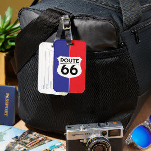 Etiqueta De Bagagem Rota 66 placa de bagagem de viagem personalizada