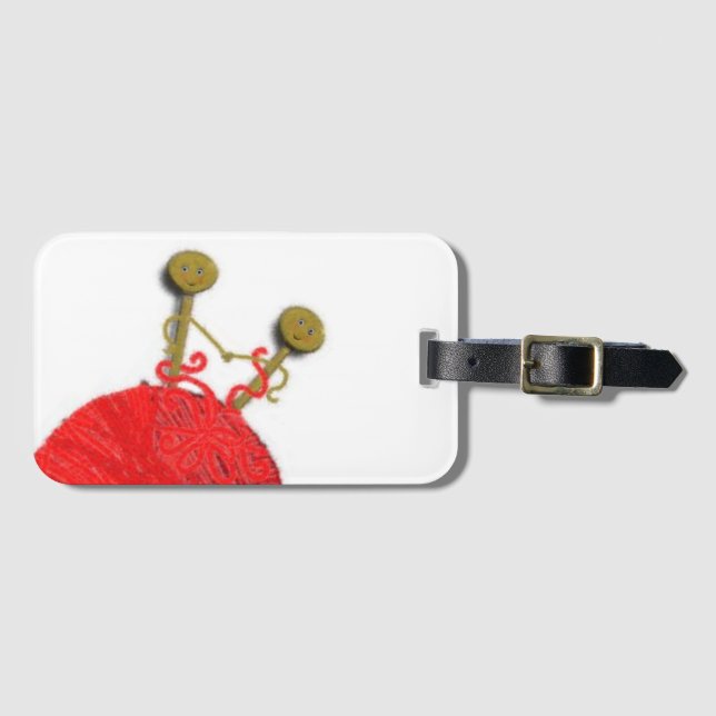 Etiqueta De Bagagem Roubando Presente Novelty (Frente Horizontal)