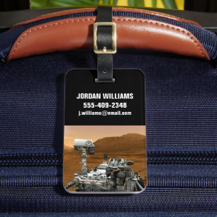 Etiqueta De Bagagem Rover de Curiosidade do Laboratório de Ciências de