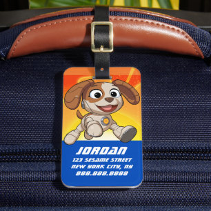 Etiqueta De Bagagem Rua Sésamo Mecha Builders Tango Adicionar nome