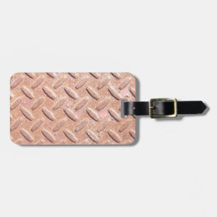 Etiqueta De Bagagem Rusty Iron Tread