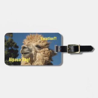 Etiqueta De Bagagem Saco da alpaca