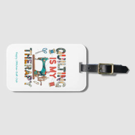 Etiqueta De Bagagem Saco de Terapêutica Personalizada De Colagem De Pa