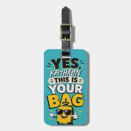 Etiqueta De Bagagem Saco Sim Personalizado Divertido