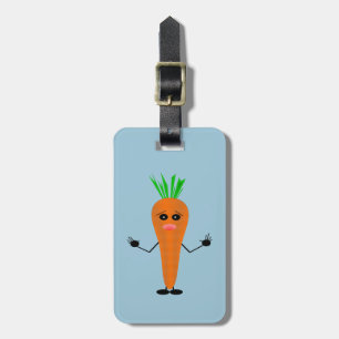 Etiqueta De Bagagem Sad Carrot por Kenneth Yoncich