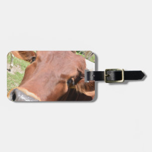 Etiqueta De Bagagem Safari Brown Cow