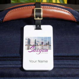 Etiqueta De Bagagem Saigon (Ho-Chi-Minh-Stadt) HCMC Vietnam Souvenir