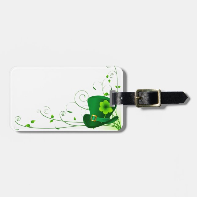 Etiqueta De Bagagem Saint Patricks Shamrock (Frente Horizontal)
