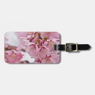 Etiqueta De Bagagem Sakura Cherry Blossoms Rosa Pálido