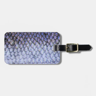 Etiqueta De Bagagem Salmão Shimmering
