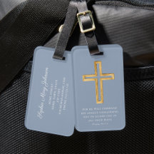 Salmo Azul 91:11 Cruz Religiosa Viagem Abençoada