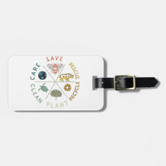 Etiqueta De Bagagem 🌎💚 Salve nosso planeta 🌿