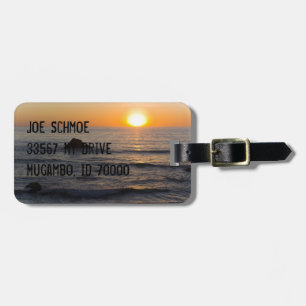 Etiqueta De Bagagem San Simeon Sunset