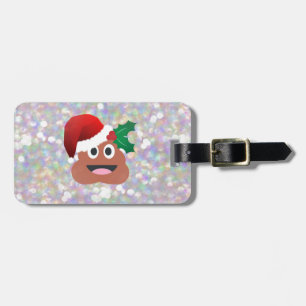 Etiqueta De Bagagem santa claus emoji