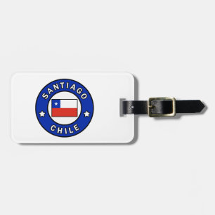 Etiqueta De Bagagem Santiago o Chile