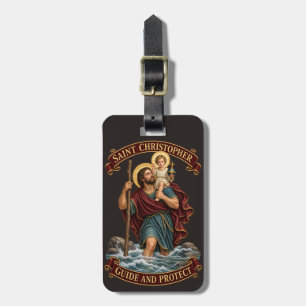 Etiqueta De Bagagem Santo Cristóvão Padroeiro dos Viajantes