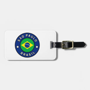 Etiqueta De Bagagem São Paulo Brasil