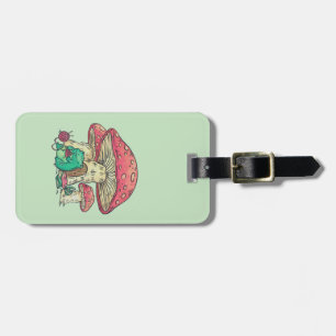 Etiqueta De Bagagem Sapo Cottage Core Knitting em Cogumelo