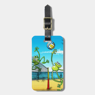 Etiqueta De Bagagem Sapo do voleibol
