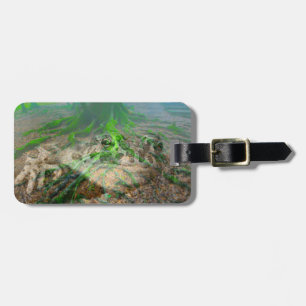 Etiqueta De Bagagem Sapo Mossy