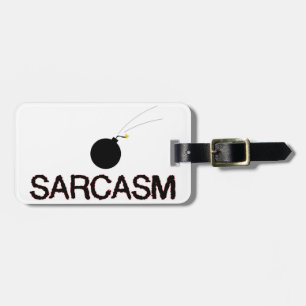 Etiqueta De Bagagem Sarcasm Bombed