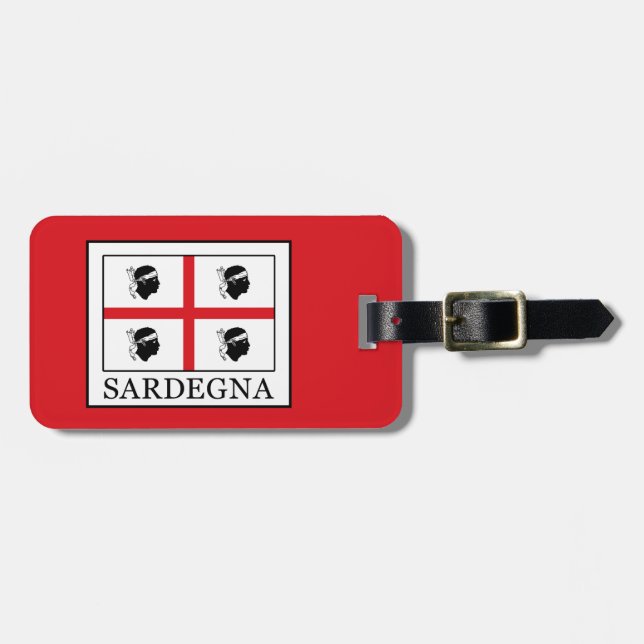 Etiqueta De Bagagem Sardegna (Frente Horizontal)