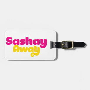 Etiqueta De Bagagem Sashay afastado