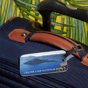 Etiqueta De Bagagem Scener Crater Lake National Park Fotografia da Bag