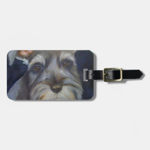 Etiqueta De Bagagem Schnauzer