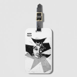 Etiqueta De Bagagem Sci-Fi - Lanore de Poe de fantasia e Annabelle Lee