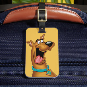 Etiqueta De Bagagem Scooby-Doo excitou a cara