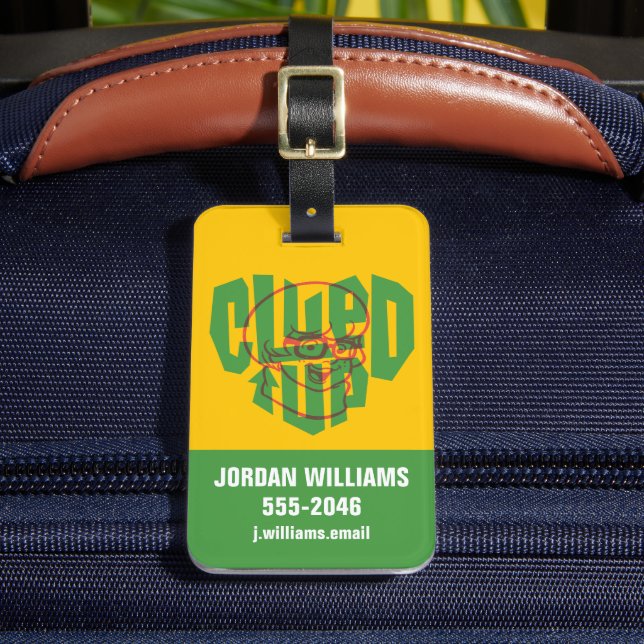 Etiqueta De Bagagem Scooby-Doo | Velma Enfileirado (Frente Insitu 2)