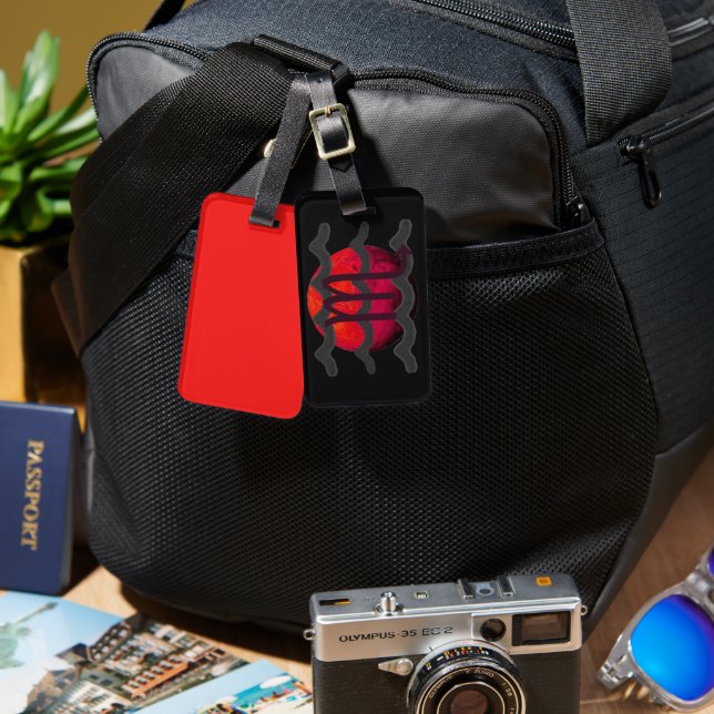 Etiqueta De Bagagem Scorpio  (Frente e verso)