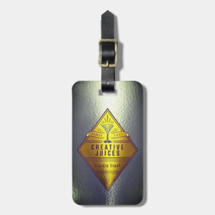 Etiqueta De Bagagem Scrapbooker Silver "Creative Juices"