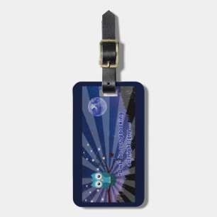 Etiqueta De Bagagem Scrapbookers "A Coruja Está A Passar A Noite Toda"