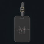 Etiqueta De Bagagem Script de Nome do Noivo da Bachelorette Bridesmaid<br><div class="desc">Oferta de Script de Nome Personalizado da Melhor Bridesmaid Chic Elegante</div>