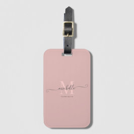Etiqueta De Bagagem Script de Nome Personalizado Da Melhor Bridesmaid 