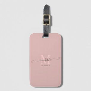 Etiqueta De Bagagem Script de Nome Personalizado Da Melhor Bridesmaid