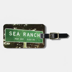 Etiqueta De Bagagem Sea Ranch Califórnia