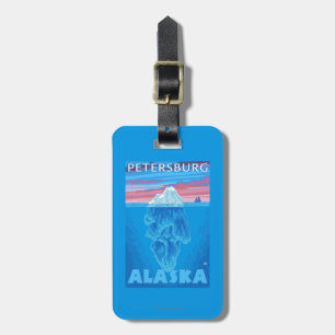 Etiqueta De Bagagem Secção transversal do iceberg - Petersburgo,