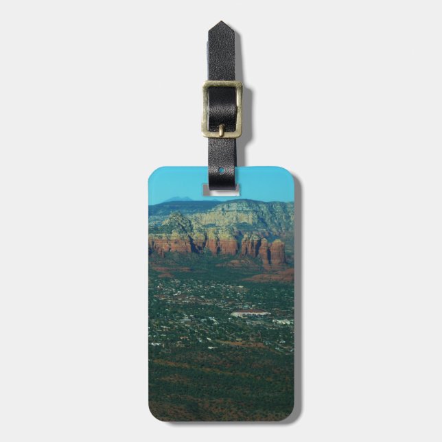 Etiqueta De Bagagem Sedona e Coffee Pot Rock de cima (Frente Vertical)