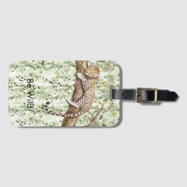 Etiqueta De Bagagem Selva Selvagem Selvagem Selvagem Selvagem Verde Le