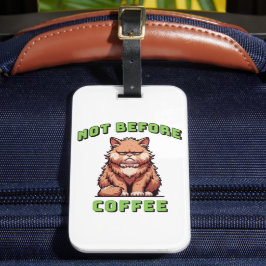 Etiqueta De Bagagem Sem Café Não