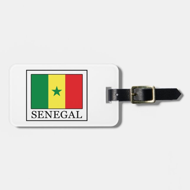 Etiqueta De Bagagem Senegal (Frente Horizontal)