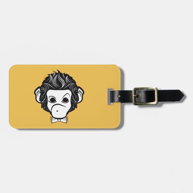 Etiqueta De Bagagem senhor macaco (Frente Horizontal)