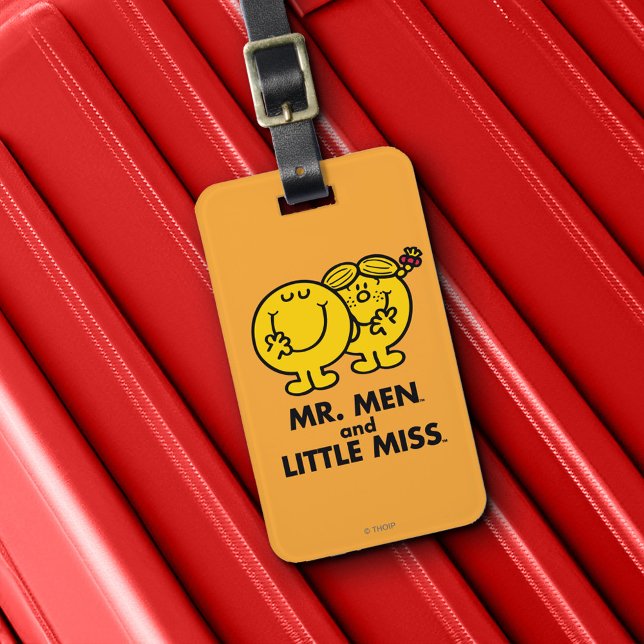 Etiqueta De Bagagem Senhorita e Sr. Little (Luggage tag on luggage)