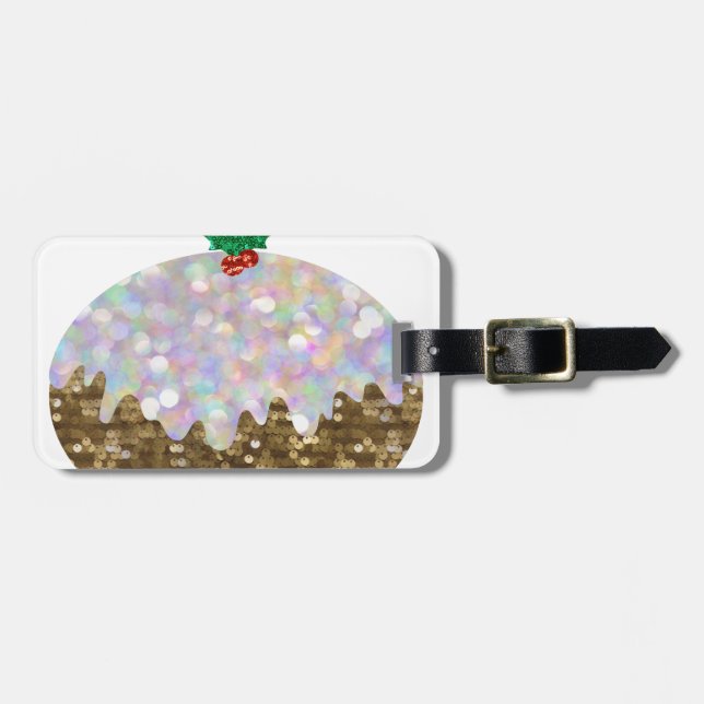 Etiqueta De Bagagem sequestro de pudins de natal (Frente Horizontal)