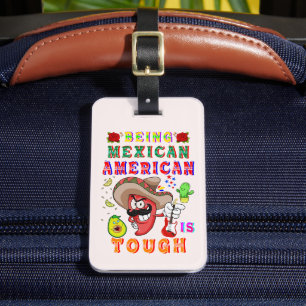 Etiqueta De Bagagem Ser Mexicano-Americano É Difícil