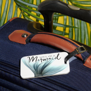 Etiqueta De Bagagem #SereiaVida Sólida de uma Sereia   Citação